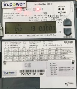 in.power metering-Zähler
